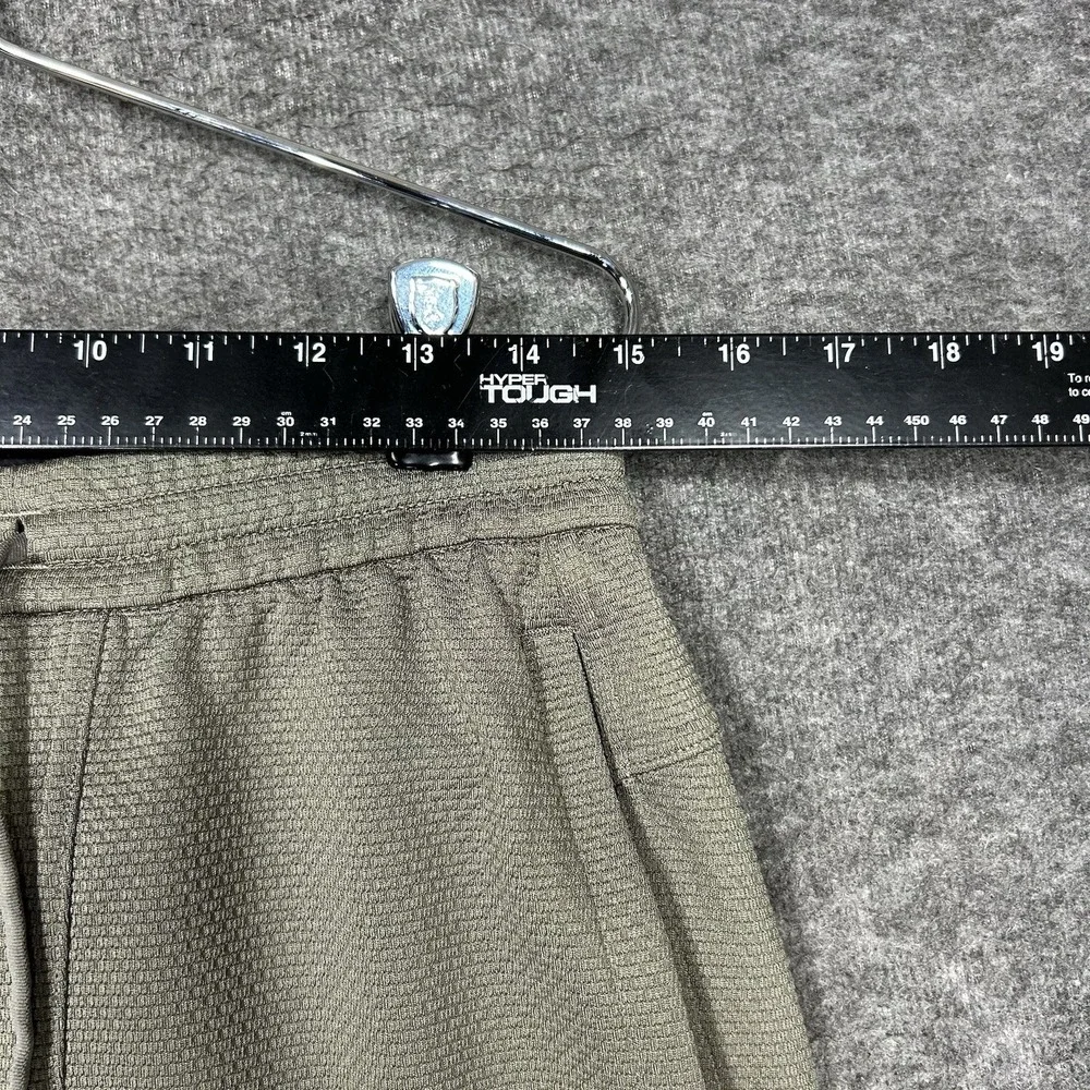 Lululemon Relaxed-Fit Training Short Mens M Green Woven Drawstring 8